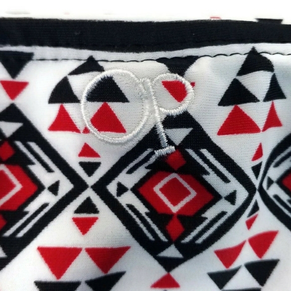 Ocean Pacific Black Native Print Bikini Bottoms Womens Size Large - Picture 4 of 8